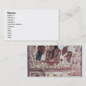 医院、ビザンチンの条約、14世紀(子牛皮紙) 名刺 (正面/裏面)