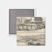 医院、レジデンス マグネット (正面/裏面)