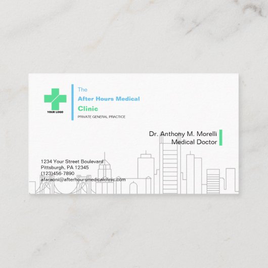 医院 名刺 (裏面)