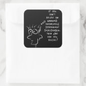 匿名のおもしろい政府情報源 スクエアシール (バッグ)