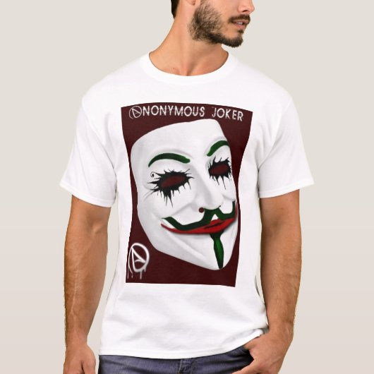 匿名のジョーカー Tシャツ (正面)