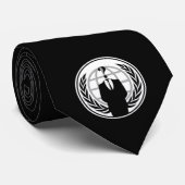 匿名のタイの黒 ネクタイ (ロール)