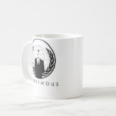 匿名のマグ コーヒーマグカップ (正面左)