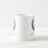 匿名のマグ コーヒーマグカップ (中央)