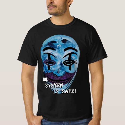 匿名の仮面 Tシャツ (正面)