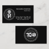 匿名の印鑑 名刺 (正面/裏面)