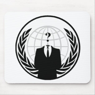 匿名の国際的なロゴ マウスパッド