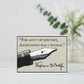 匿名の女性 ポストカード (スタンド正面)