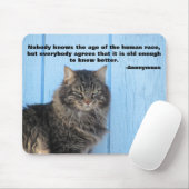 匿名の引用文の気難しい天使 マウスパッド (マウス)