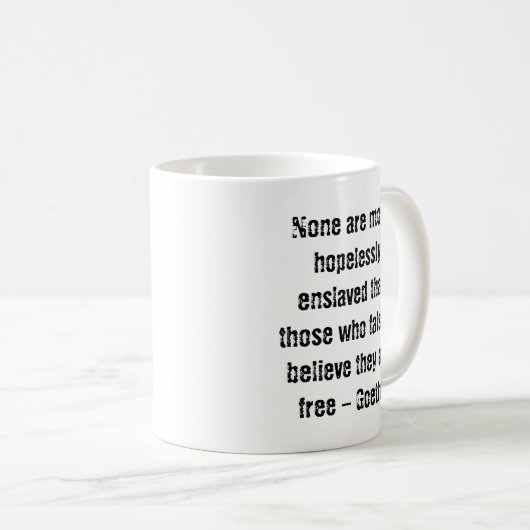 匿名の海賊とのGoetheの引用文 コーヒーマグカップ (正面右)