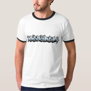 匿名の落書き Tシャツ