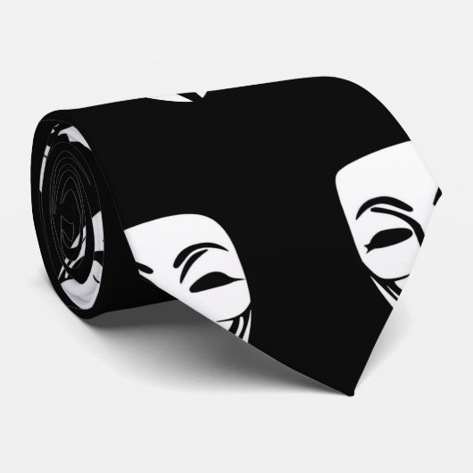 匿名の顔のパーティーをカスタマイズ ネクタイ (ロール)