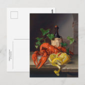 匿名の「カニの静物画」 ポストカード (正面/裏面)
