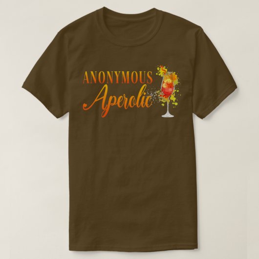 匿名のAperolic Aperolglass Aperolspritz Tシャツ (デザイン正面)