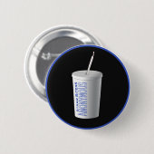 匿名わらの噛む人 缶バッジ (正面&裏面)