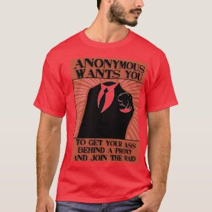 匿名を結合して下さい Tシャツ