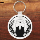 匿名キー国際的チェーン キーホルダー (正面)