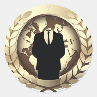 匿名ステッカー ラウンドシール