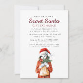 匿名マスクI秘密サンタクリスマスパーティー 招待状 (正面)
