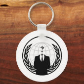 匿名ロ国際的ゴ キーホルダー (正面)