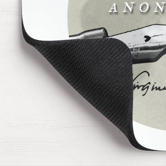 匿名女性の~のヴァージニアWoolfの引用文のcirclはでした マウスパッド (コーナー)