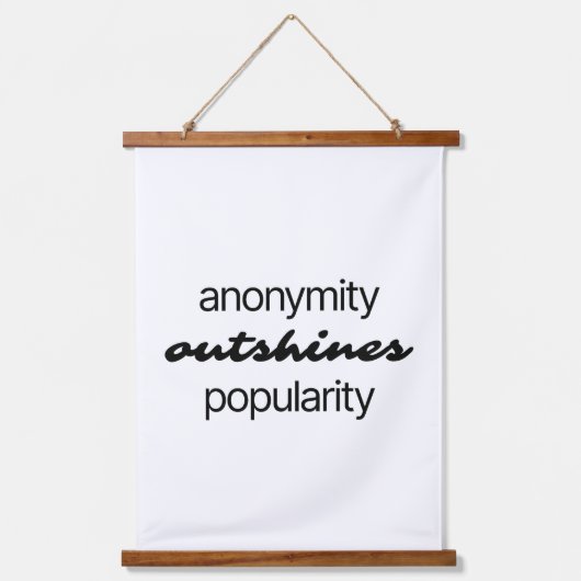 匿名木材トッピング壁タペストリー 吊り下げ型タペストリー (正面)