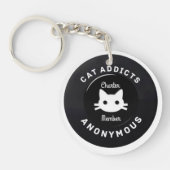 匿名猫の常習者 キーホルダー (正面)