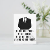 匿名 ポストカード (スタンド正面)