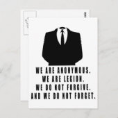 匿名 ポストカード (正面/裏面)