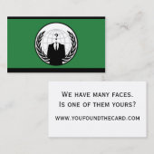 匿名 名刺 (正面/裏面)