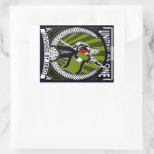 匿名 長方形シール (バッグ)