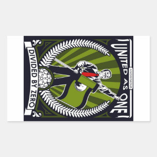 匿名 長方形シール