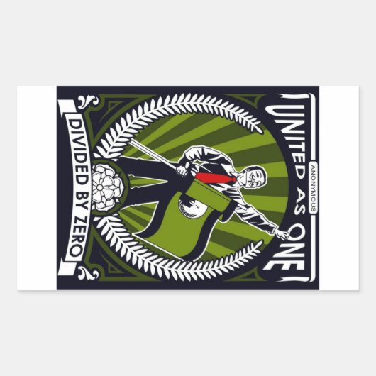 匿名 長方形シール (正面)