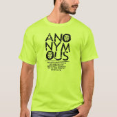 匿名 Tシャツ (正面)