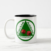 匿名Farkleの常習者 ツートーンマグカップ (左)