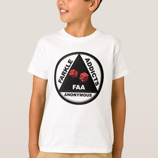 匿名Farkleの常習者(2010年の版) Tシャツ (正面)