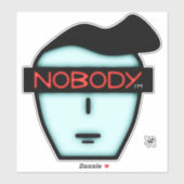 匿名nobodyの顔v1 シール (シート)