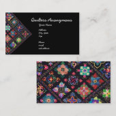 匿名Quilters 名刺 (正面/裏面)