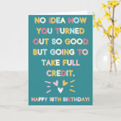 十おもしろい八誕生日目 カード (黄色い花)