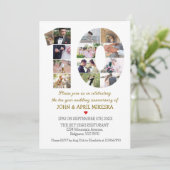 十カスタム回結婚記念 招待状 (スタンド正面)