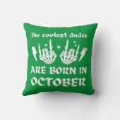 十クール月の生誕生まれ生日に行く クッション (裏面)