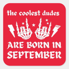 十クール月の生誕生まれ生日 スクエアシール