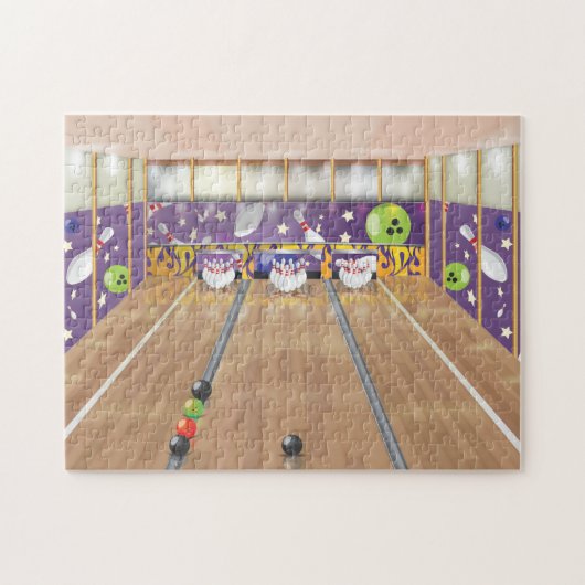 十ピン・ボウリング ジグソーパズル (横)