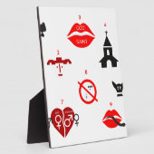 十モダン戒 フォトプラーク (側面)