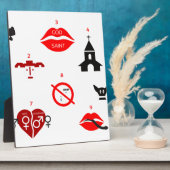 十モダン戒 フォトプラーク (側面)