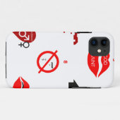 十モダン戒 Case-Mate iPhoneケース (裏面(横))
