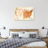 十一人口1880 キャンバスプリント (インサイチュ (寝室))