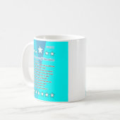 十一教育の目的 コーヒーマグカップ (正面左)