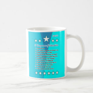 十一教育の目的 コーヒーマグカップ