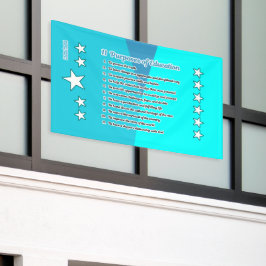 十一教育の目的 横断幕